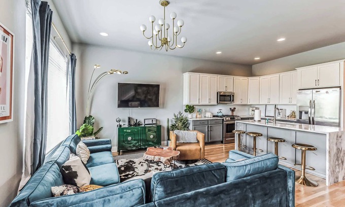 Haynes Area Casa | Boho Townhome for 12 Close to DT