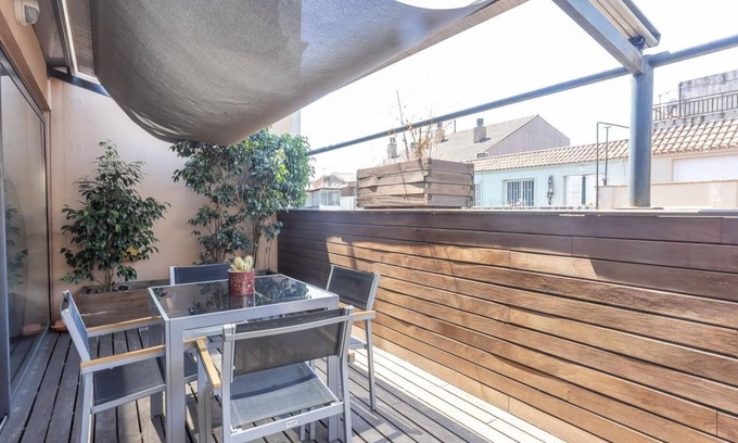 Sant Gervasi — la Bonanova Apartamento | Bonanova ático con terraza privada para 6 personas