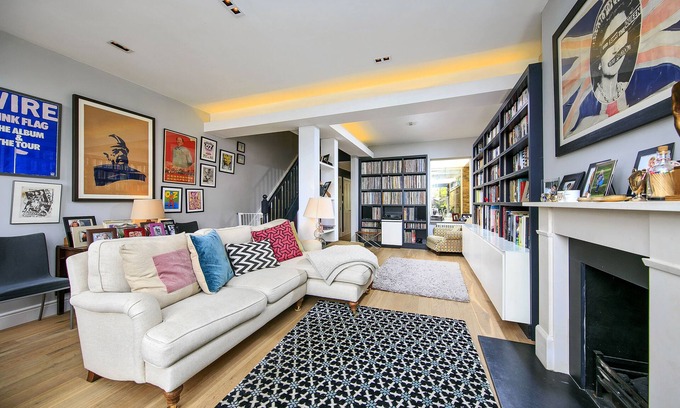 Mortlake Casa | ¡Casa súper elegante en Londres para hasta 7 personas!