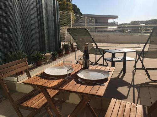 Villeneuve Loubet Beach Apartamento | Bord de mer, studio avec terrasse