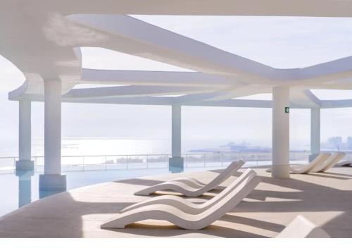 Canet de Berenguer Apartamento | "BOUTIQUE H8" Beach Roof Terrace Infinity Pool Bar SPA Padel Swimming Pool
