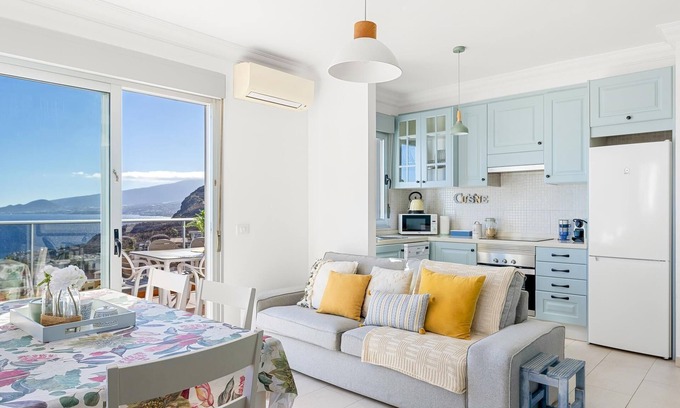 Tabaiba Apartamento | Ático con terrazas, barbacoa y vistas al mar