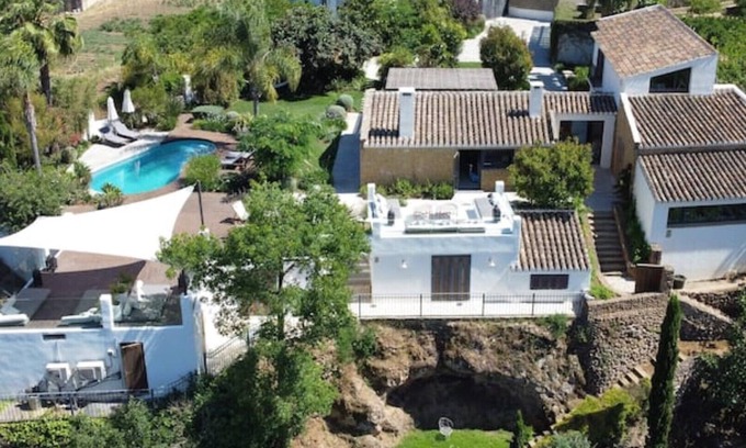Alhaurín el Grande Villa | Boutique Spanish Mountain Villa with 2,5 acre Orchard
