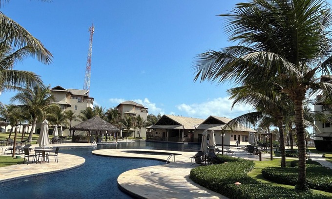 Loteamento Parque das Fontes Apartamento | Beachfront penthouse at Beach Place Resort, 10 minutes from Beach Park!