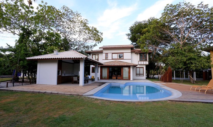 Sauipe Casa | Casa de lujo con piscina y amplia zona verde al aire libre en Costa do Sauipe