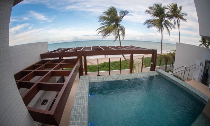 Jardim Oceania Apartamento | Branco Haus - Pé na Areia do Caribessa