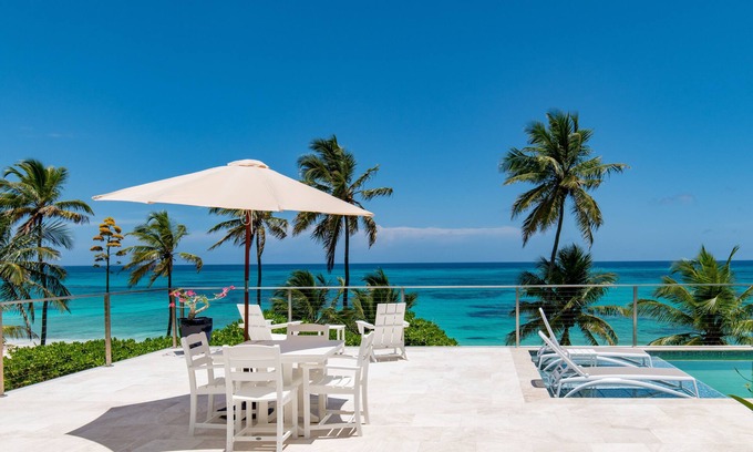 North Palmetto Point Casa | Brand New Luxury Beachfront Estate with Pool on Prestigous Banks Road