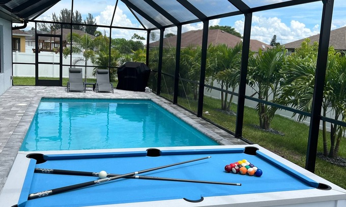 Diplomat Casa | Brand New Construction Heated Salt Water Pool Home, Paradise in Cape Coral!!! 🌴
