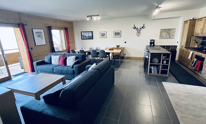 Sainte-Foy-Tarentaise Apartamento | Brand new high quality 10-12 guests (120m2) apartment in Sainte Foy Tarentaise
