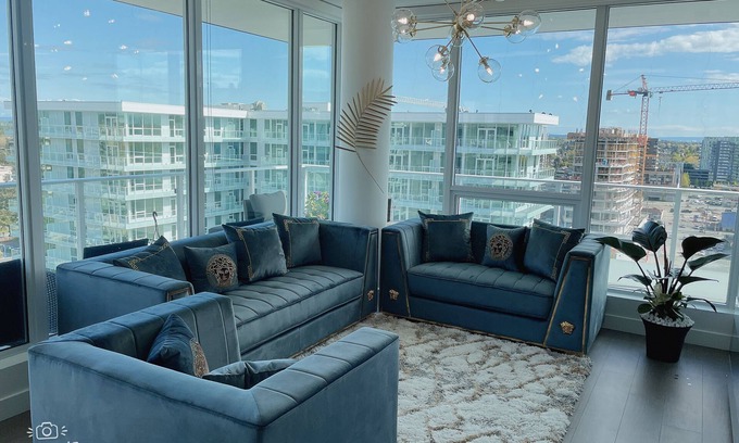 Richmond City Centre Apartamento | 💖BrandNew The Paramount Penthouse furnished with Versace furniture light & love💖