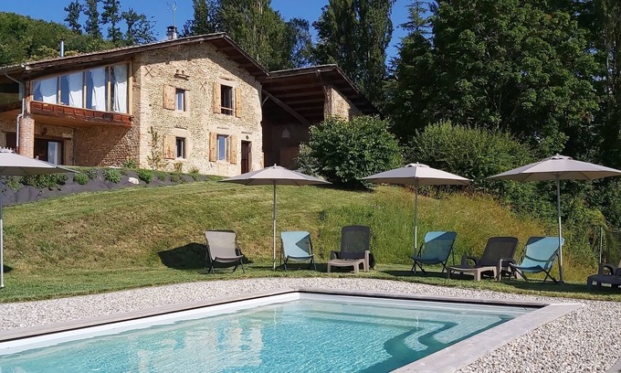 Saint-Antoine-l'Abbaye Villa | Impresionante panorama de los Alpes y calma absoluta ... !!! ...