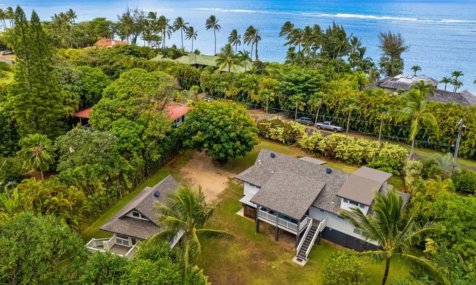Kilauea Casa | Breathtaking Anini home with guesthouse & steps away from beach