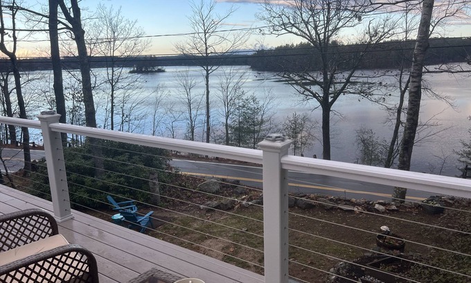 Sanbornville Casa | Breathtaking views of Lovell Lake- 3 bedroom four season home