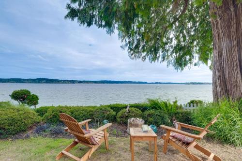 West Hills Apartamento | Bremerton Studio with Bay View Beach Access!