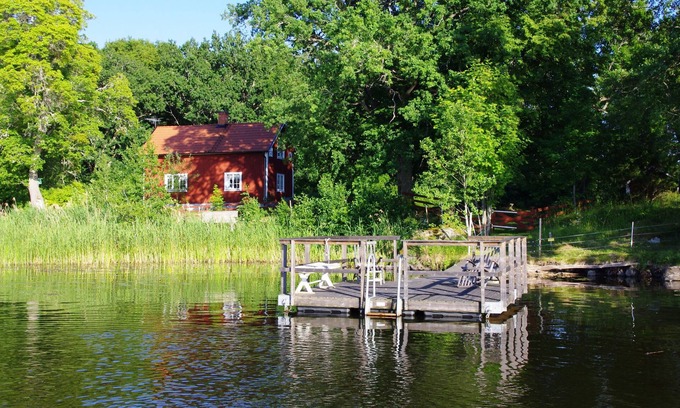 Brevens Bruk Casa | Brevens Bruk, vacaciones en tu propia isla, naturaleza pura, paraíso de pesca