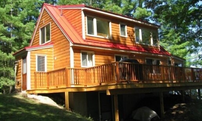 Bridgton Cabina | Bridgton, Maine, muy privada cabina Long Lake Waterfront