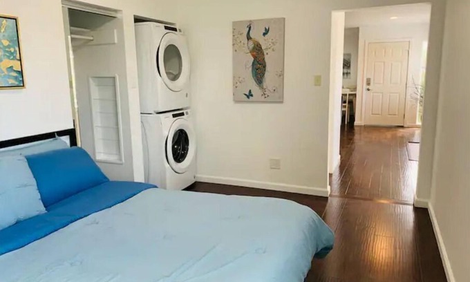 Castro Valley Apartamento | Bright 1 BR w/ AC, Free Parking, Washr/Dryr