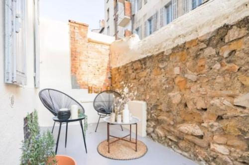 Saint-Charles Apartamento | Bright 47 M2 With Nice Terrace Hypercenter