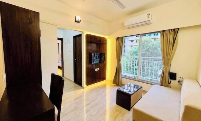 Kandivali East Apartamento | Bright & Airy Twin Bed Apartment THE BNB STAY