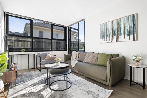 Malvern East Apartamento | Bright and Modern 1BR Apt with Balcony and Parking