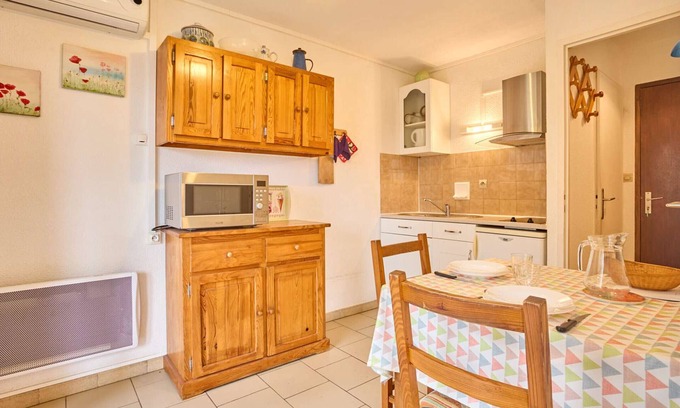 Barbotan-les-Thermes Apartamento | Apartamento luminoso con terraza y aire acondicionado, incluye parking