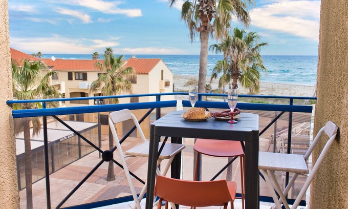 Sainte-Marie-Plage Apartamento | Bright apartment with sea view