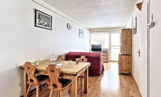 La Toussuire Apartamento | Luminoso apartamento · Acceso directo a pistas · Centro estación