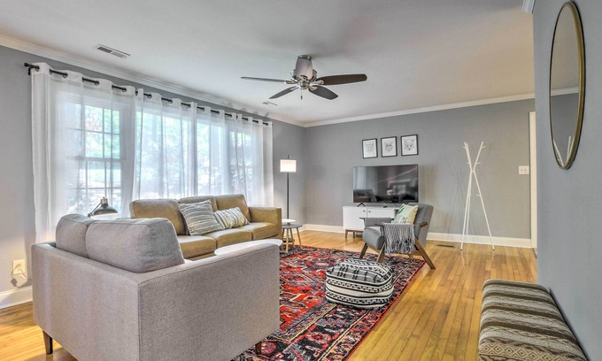 Cary Casa | Bright Cary Home with Deck < 15 Mi to Raleigh!