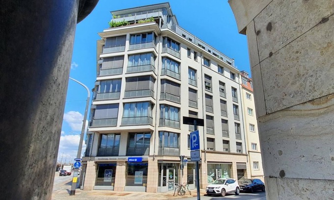 Wilsdruffer Vorstadt/Seevorstadt-West Apartamento | Bright city apartments