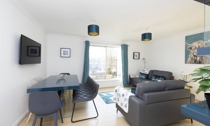 Govan Apartamento | Bright Flat Overlooking The Clyde