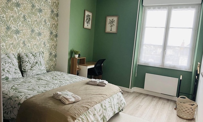 Chatellerault Apartamento | Apartamento-Baño con bañera-Balcón
