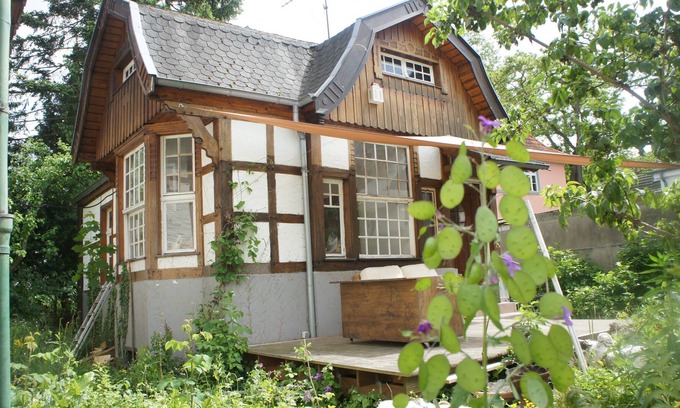 Alt-Godesberg Casa | casa brillante, propio jardín naturaleza salvaje, una terraza en el estanque