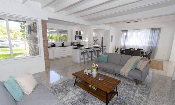 Northeast Miami Casa | Bright & Spacious 4 mi to BEACH +Big Backyard