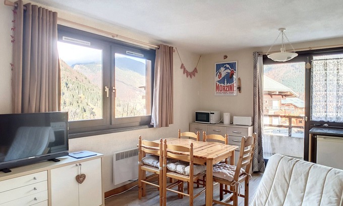 Saint-Jean-dʼAulps Apartamento | BRIGHT STUDIO APARTMENT - SAINT JEAN D'AULPS SKI RESORT - 5 PEOPLE - RELAIS S29