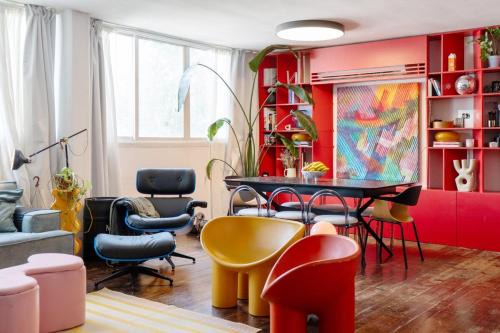 Tel Aviv Apartamento | Bright & Unique 3BR Home in Tel Aviv