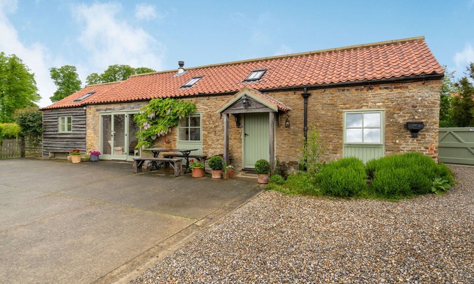 Scawton Cabaña | CASA BROOK, ideal para familias, con chimenea en Brandsby, Ref 8634