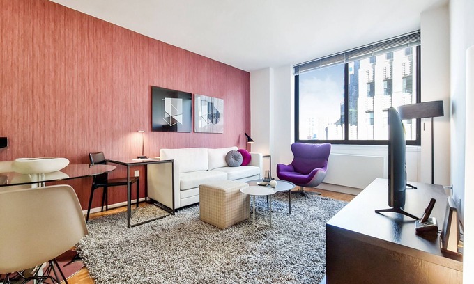 Downtown Brooklyn Apartamento | Brooklyn Heights One Bedroom with Amenitites