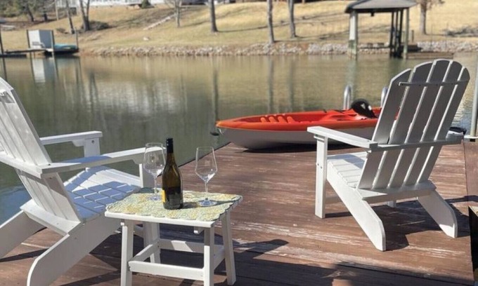 North Shore Casa | Brown Dog's Bluff - dog friendly - Incredible game room, private dock, coffee bar...What a vacation spot!