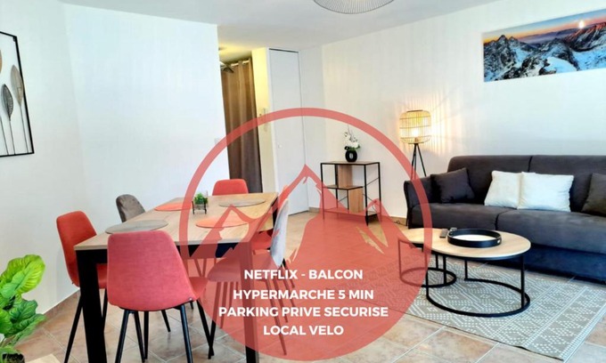 Bonneville Apartamento | Browny Home*Vue montagne*proximité grands axes