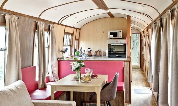 Dawlish Warren Chalet De Esquí | Brunel Boutique Railway Carriage 3