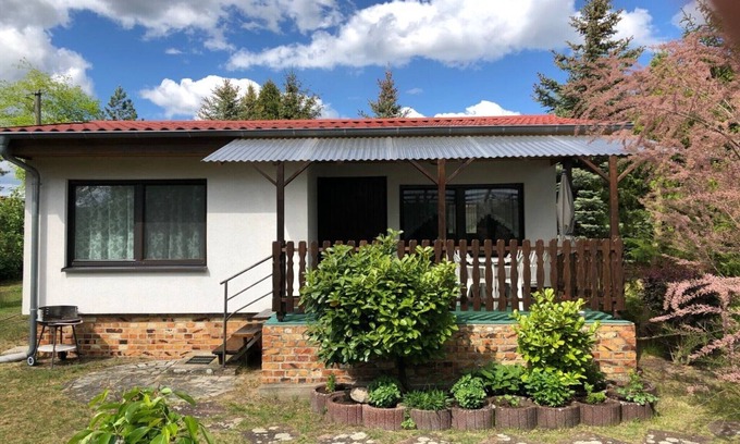 Jessern Apartamento | Bungalow en Spreewald con terraza y césped