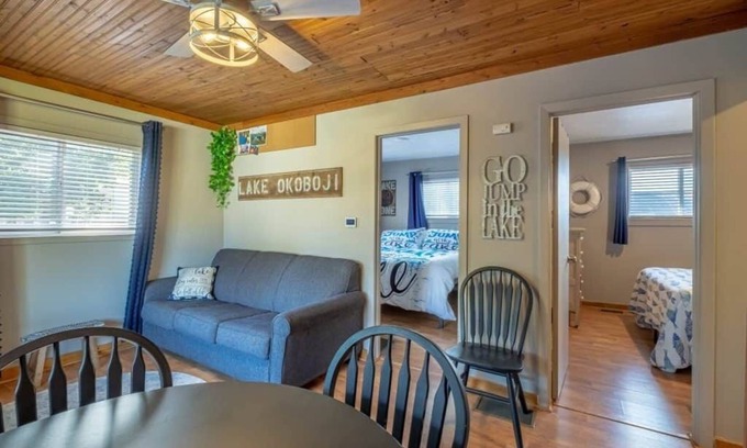 West Okoboji Casa | Bungalow 4: Go Jump in the Lake Bungalow