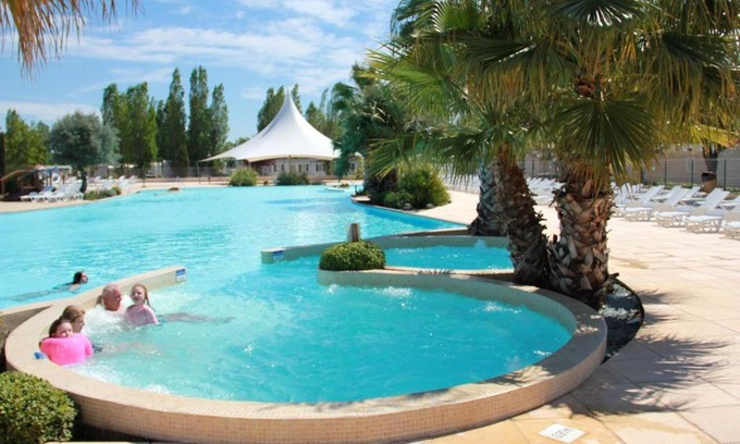 Vias Casa | Bungalow de 3 chambres avec piscine partagee jardin amenage et wifi a Vias a 2 km de la plage