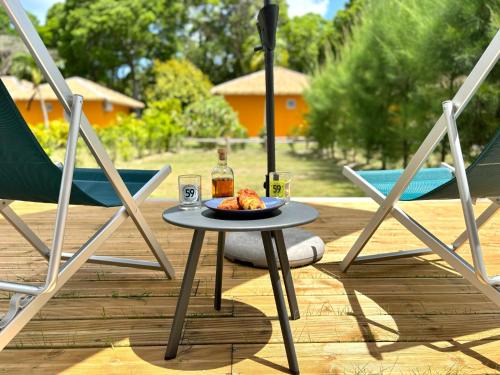 Grand-Bourg Complejo | Bungalow La Kawannaise - Piscine, Terrasse, Plage