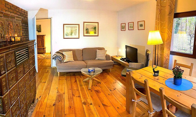 Templin Casa | Bungalow 'Urlaubsoase Am Bruchsee' con vistas al lago, terraza privada y jardín privado
