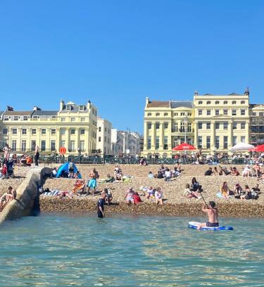 Hove Apartamento | Butler's Regency Home By The Sea