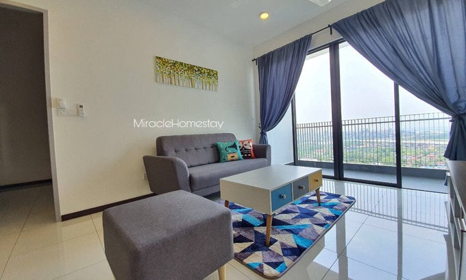 Kampung Bagan Dalam Condominio | Butterworth 4 Pax Home con vista