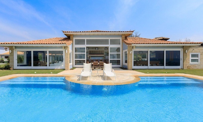 Praia Rasa Villa | Buz043 - Lujosa villa con piscina frente al mar en Búzios