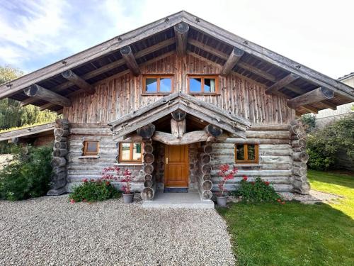 Nuisement-sur-Coole Casa | C Les rondins nature gîte 8 personnes avec jardin