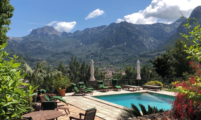 Sóller Villa | Ca'n Pons, Villa con impresionantes vistas, Wi-fi, piscina privada y jardines #